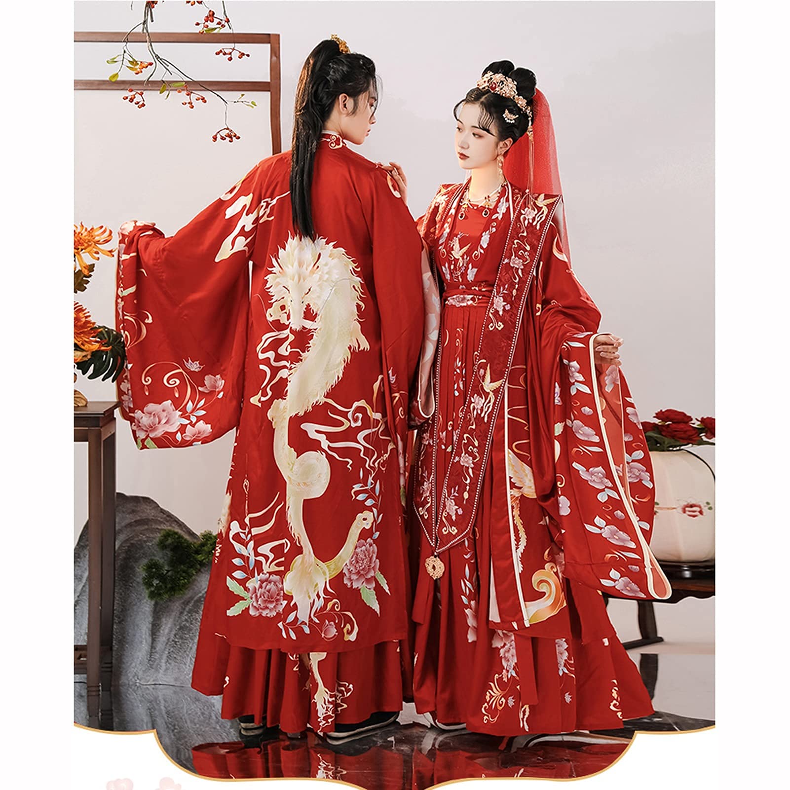 中国伝統的な漢服（結婚式、イベント等に使う）